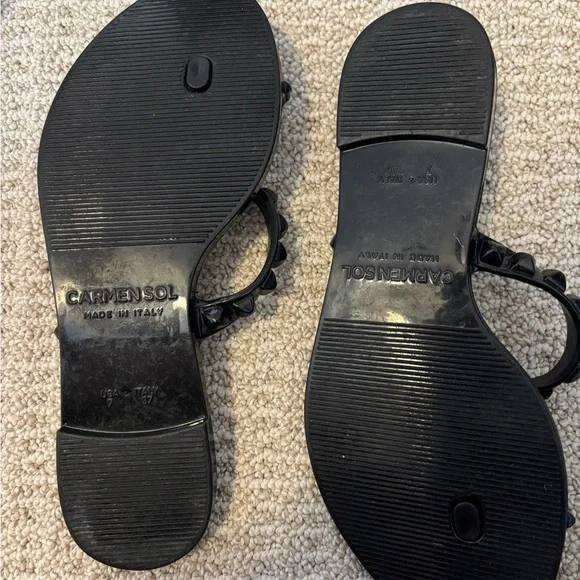 Carmen Sol Maria Flat Jelly Sandals - Picture 4 of 4